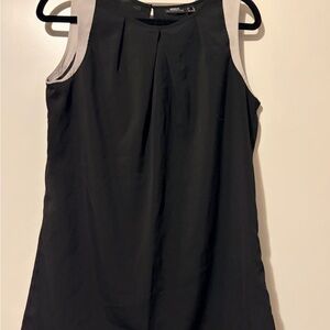 Mexx Black and White Sleeveless Blouse